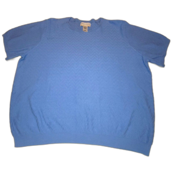 Blue Alfred Dunner crewneck sweater - Picture 1 of 6